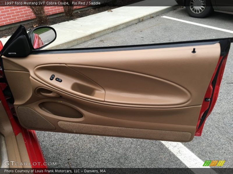 Rio Red / Saddle 1997 Ford Mustang SVT Cobra Coupe