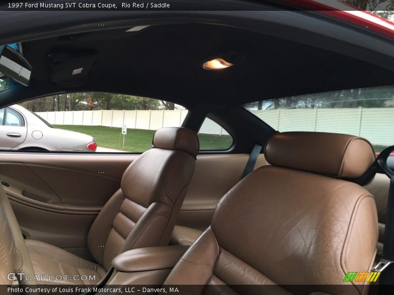 Rio Red / Saddle 1997 Ford Mustang SVT Cobra Coupe
