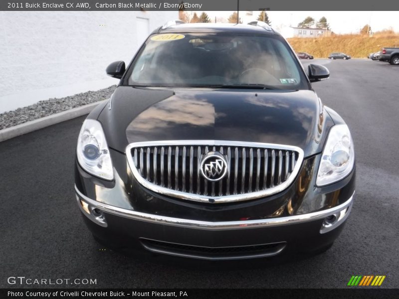 Carbon Black Metallic / Ebony/Ebony 2011 Buick Enclave CX AWD