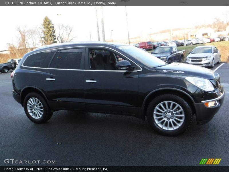 Carbon Black Metallic / Ebony/Ebony 2011 Buick Enclave CX AWD
