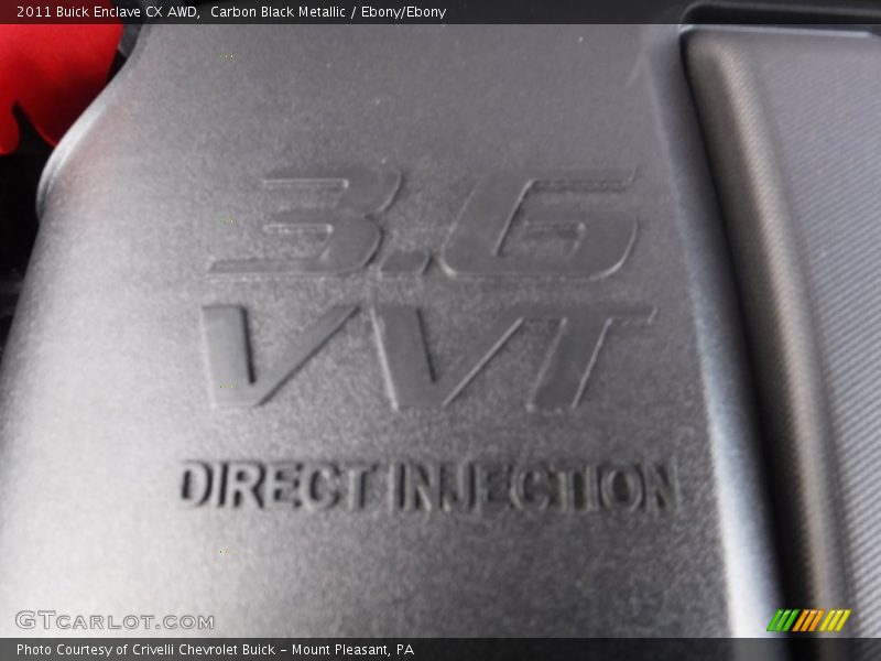 Carbon Black Metallic / Ebony/Ebony 2011 Buick Enclave CX AWD