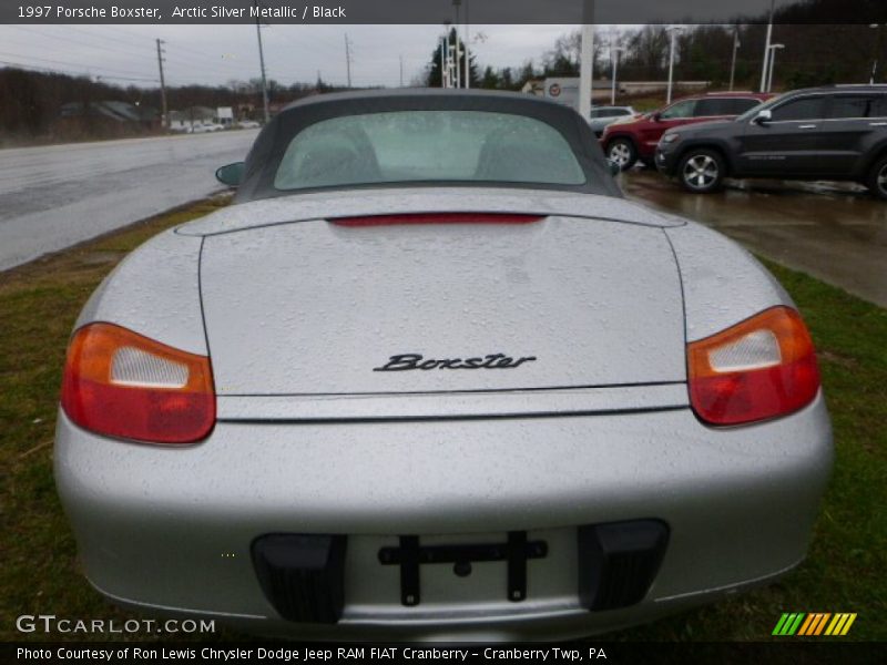 Arctic Silver Metallic / Black 1997 Porsche Boxster