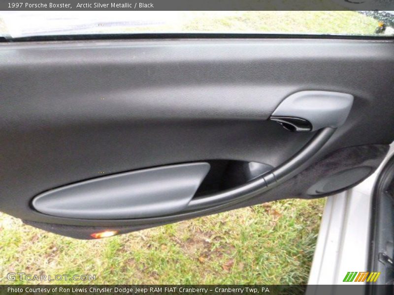 Arctic Silver Metallic / Black 1997 Porsche Boxster