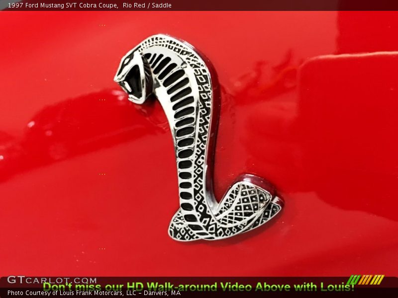 Rio Red / Saddle 1997 Ford Mustang SVT Cobra Coupe