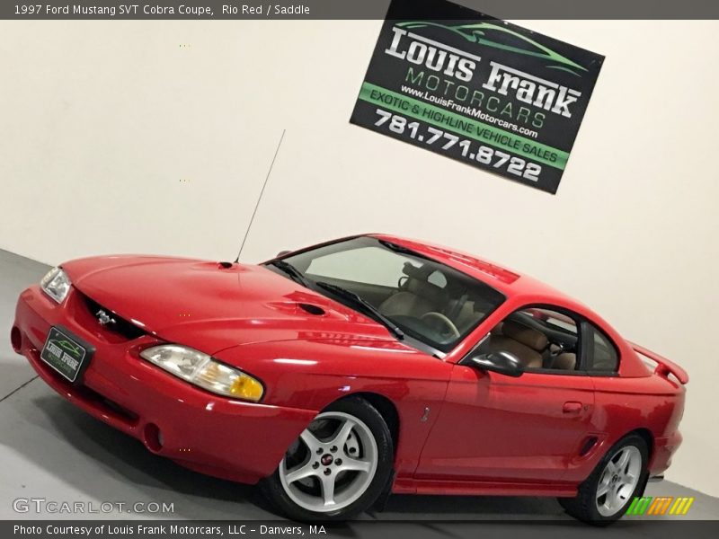 Rio Red / Saddle 1997 Ford Mustang SVT Cobra Coupe