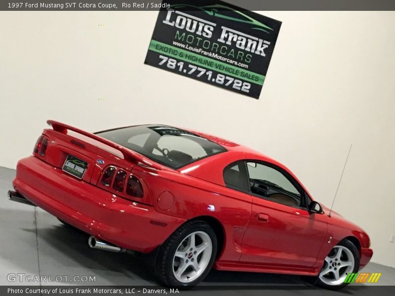 Rio Red / Saddle 1997 Ford Mustang SVT Cobra Coupe