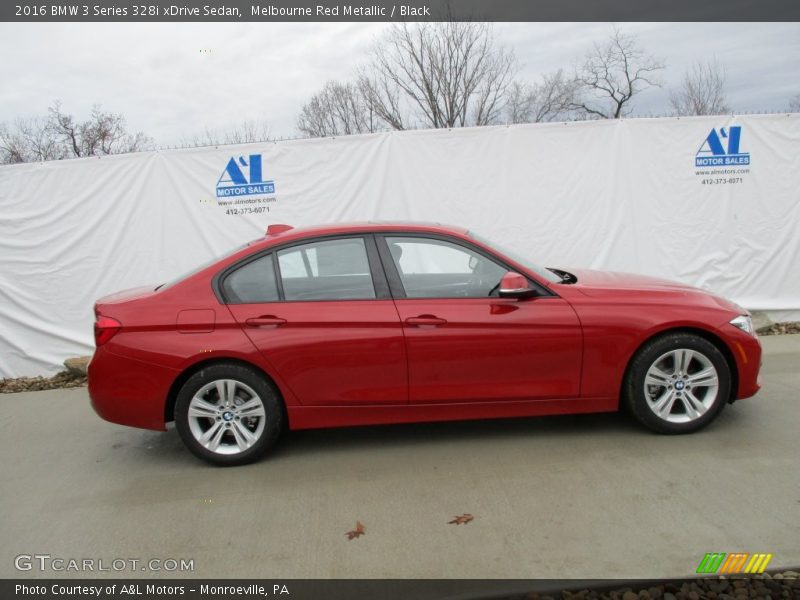 Melbourne Red Metallic / Black 2016 BMW 3 Series 328i xDrive Sedan