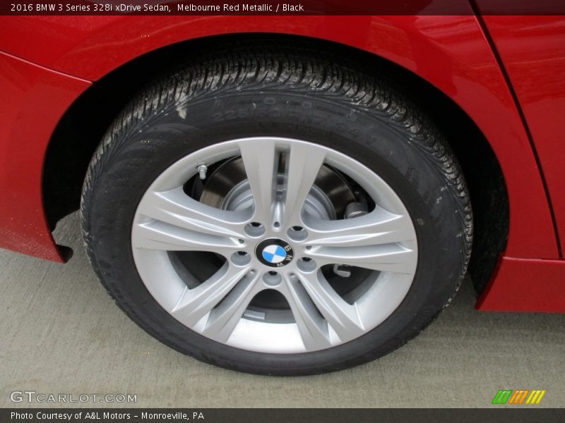 Melbourne Red Metallic / Black 2016 BMW 3 Series 328i xDrive Sedan