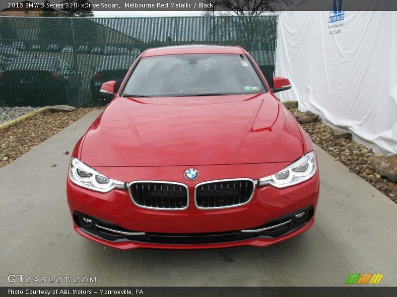 Melbourne Red Metallic / Black 2016 BMW 3 Series 328i xDrive Sedan