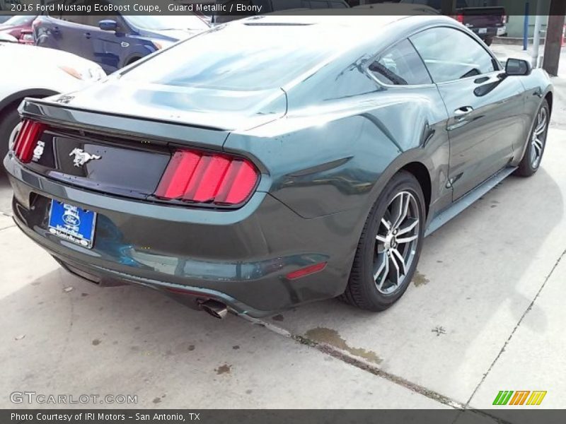 Guard Metallic / Ebony 2016 Ford Mustang EcoBoost Coupe