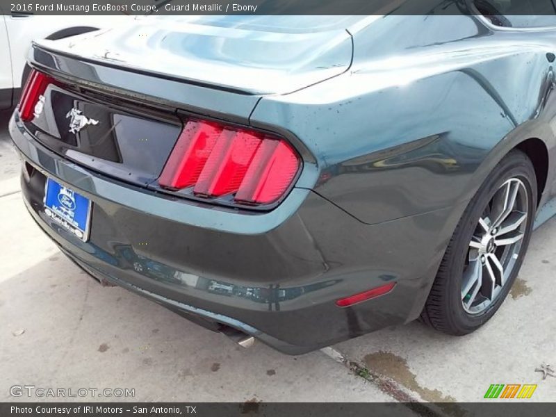 Guard Metallic / Ebony 2016 Ford Mustang EcoBoost Coupe