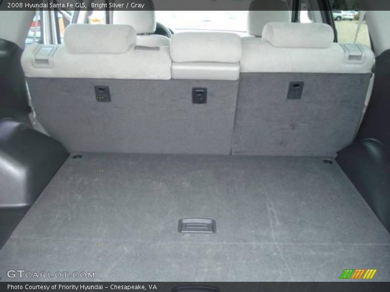 Bright Silver / Gray 2008 Hyundai Santa Fe GLS