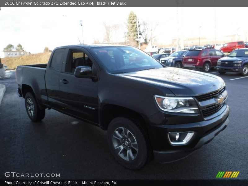 Black / Jet Black 2016 Chevrolet Colorado Z71 Extended Cab 4x4