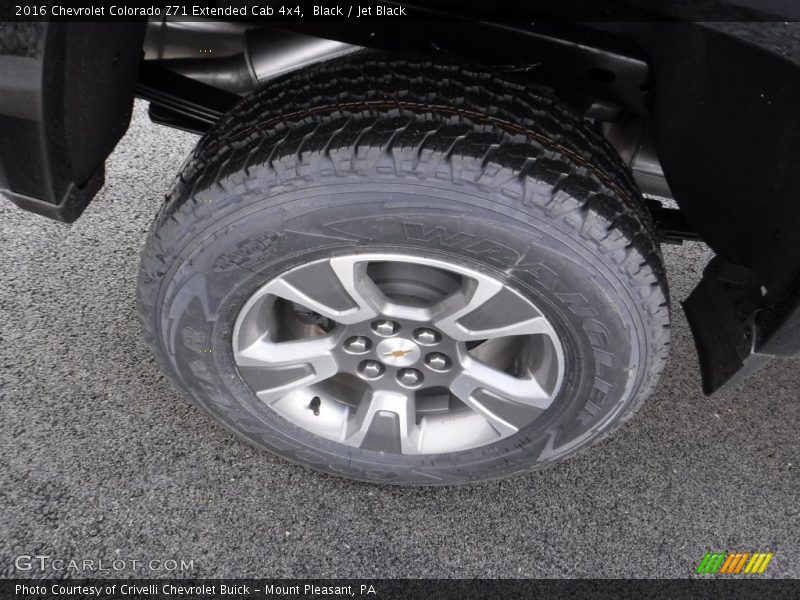 Black / Jet Black 2016 Chevrolet Colorado Z71 Extended Cab 4x4