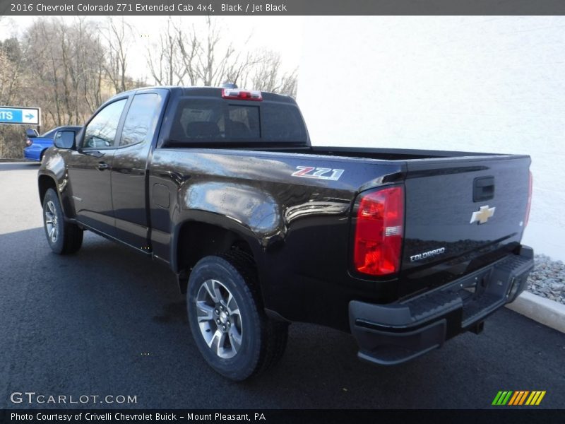 Black / Jet Black 2016 Chevrolet Colorado Z71 Extended Cab 4x4