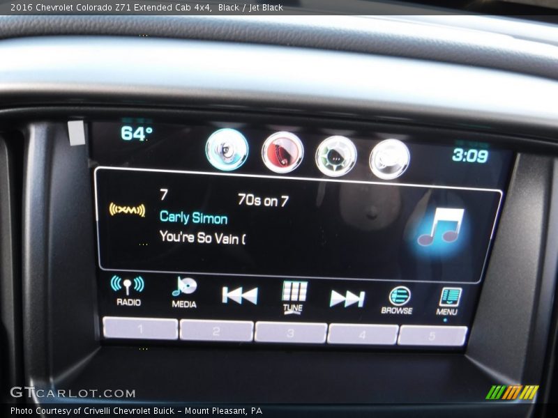 Black / Jet Black 2016 Chevrolet Colorado Z71 Extended Cab 4x4