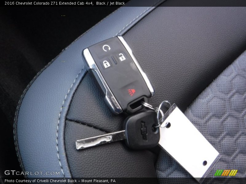 Black / Jet Black 2016 Chevrolet Colorado Z71 Extended Cab 4x4