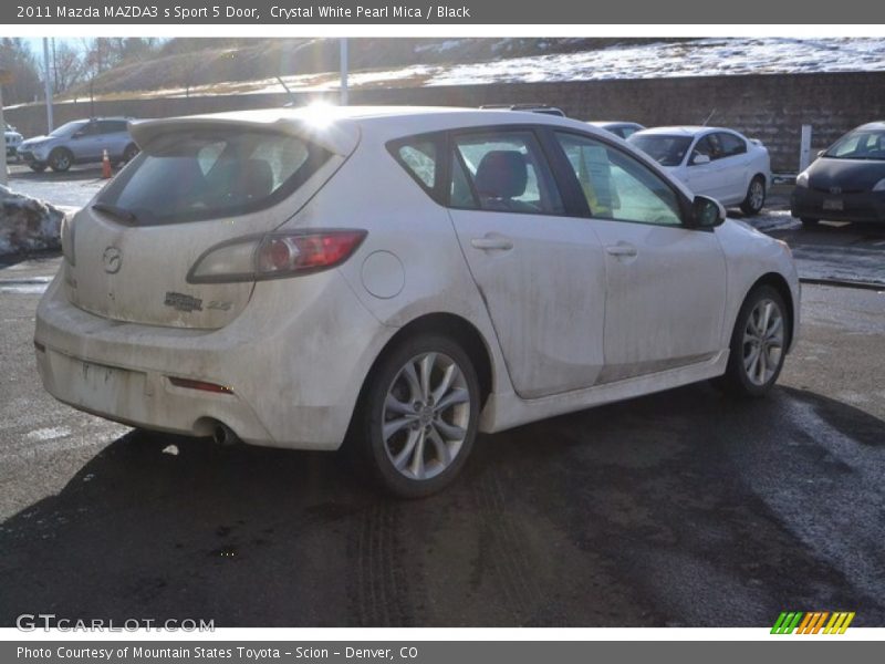 Crystal White Pearl Mica / Black 2011 Mazda MAZDA3 s Sport 5 Door