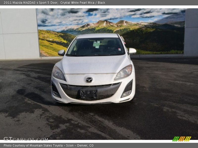 Crystal White Pearl Mica / Black 2011 Mazda MAZDA3 s Sport 5 Door