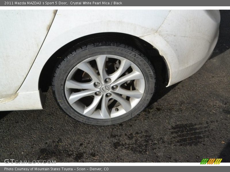Crystal White Pearl Mica / Black 2011 Mazda MAZDA3 s Sport 5 Door
