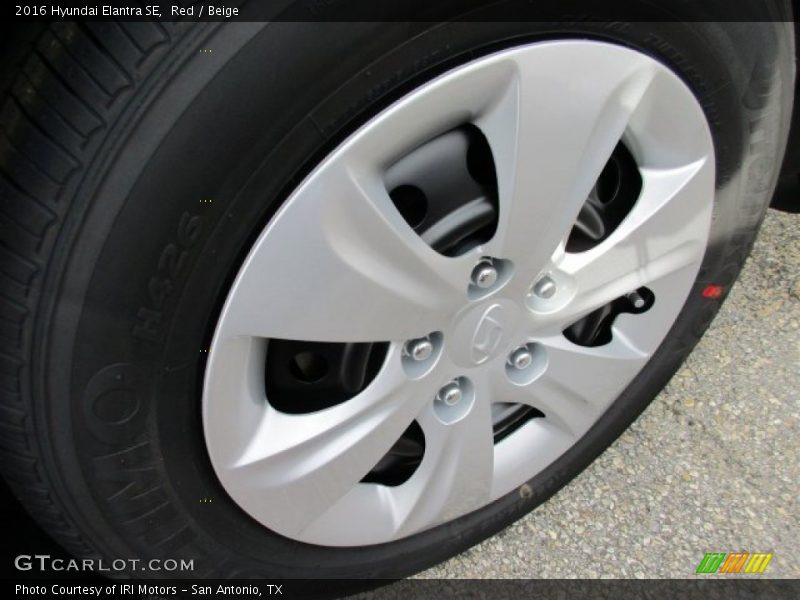 Red / Beige 2016 Hyundai Elantra SE