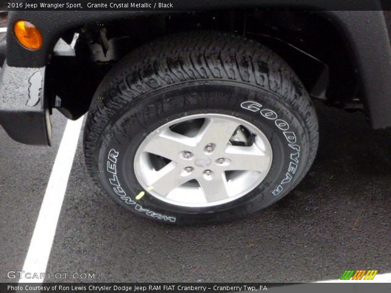 Granite Crystal Metallic / Black 2016 Jeep Wrangler Sport