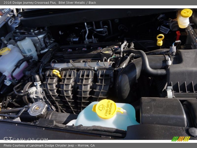 Billet Silver Metallic / Black 2016 Dodge Journey Crossroad Plus