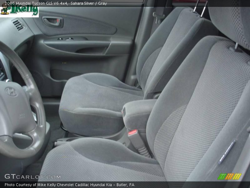 Sahara Silver / Gray 2006 Hyundai Tucson GLS V6 4x4