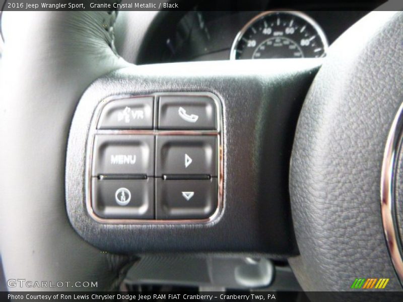 Granite Crystal Metallic / Black 2016 Jeep Wrangler Sport