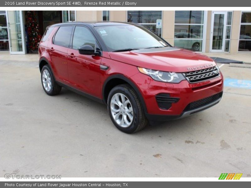 Firenze Red Metallic / Ebony 2016 Land Rover Discovery Sport SE 4WD