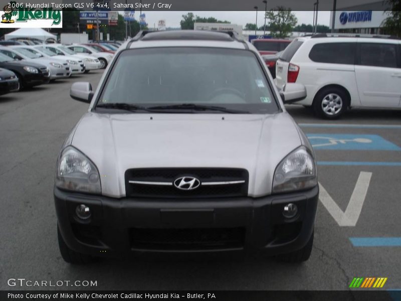 Sahara Silver / Gray 2006 Hyundai Tucson GLS V6 4x4