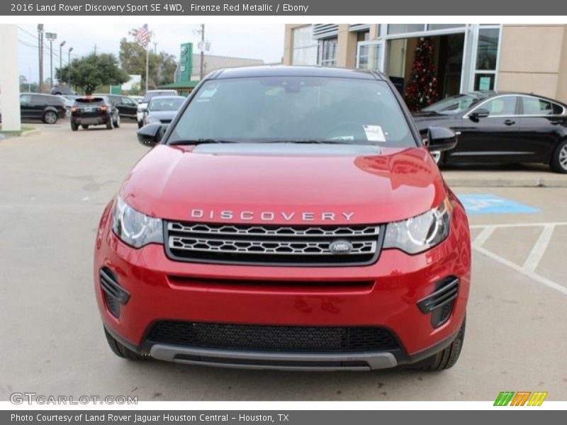Firenze Red Metallic / Ebony 2016 Land Rover Discovery Sport SE 4WD