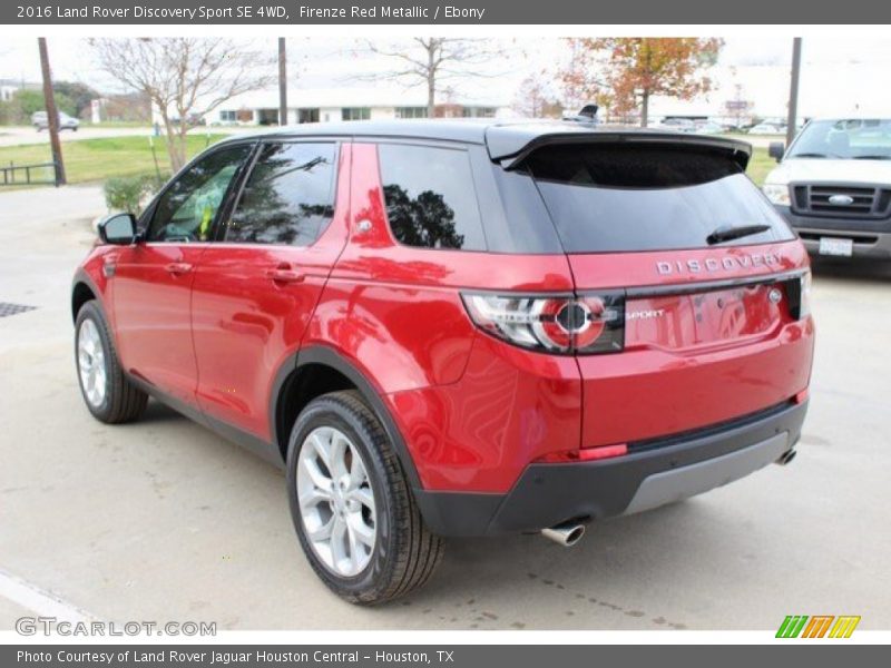 Firenze Red Metallic / Ebony 2016 Land Rover Discovery Sport SE 4WD