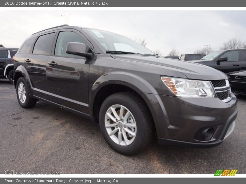 Granite Crystal Metallic / Black 2016 Dodge Journey SXT