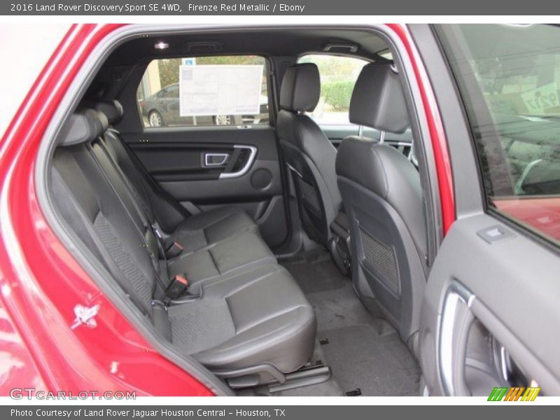 Rear Seat of 2016 Discovery Sport SE 4WD