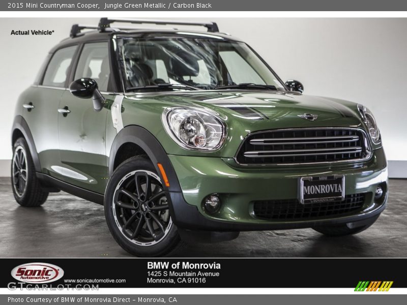 Jungle Green Metallic / Carbon Black 2015 Mini Countryman Cooper