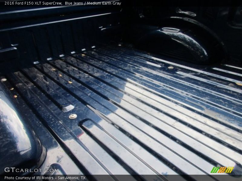 Blue Jeans / Medium Earth Gray 2016 Ford F150 XLT SuperCrew