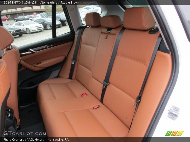 Alpine White / Saddle Brown 2016 BMW X3 xDrive28i