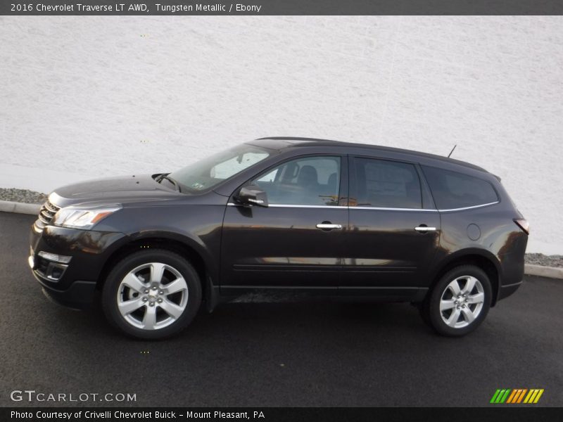 Tungsten Metallic / Ebony 2016 Chevrolet Traverse LT AWD