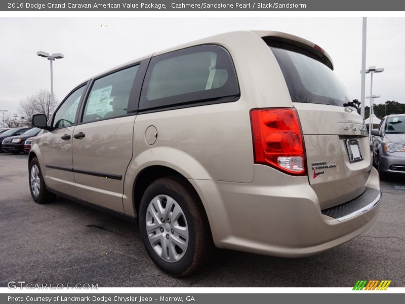 Cashmere/Sandstone Pearl / Black/Sandstorm 2016 Dodge Grand Caravan American Value Package