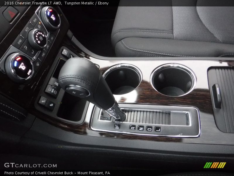 Tungsten Metallic / Ebony 2016 Chevrolet Traverse LT AWD