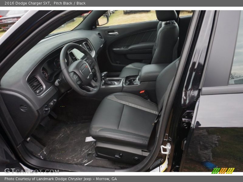 Pitch Black / Black 2016 Dodge Charger SXT