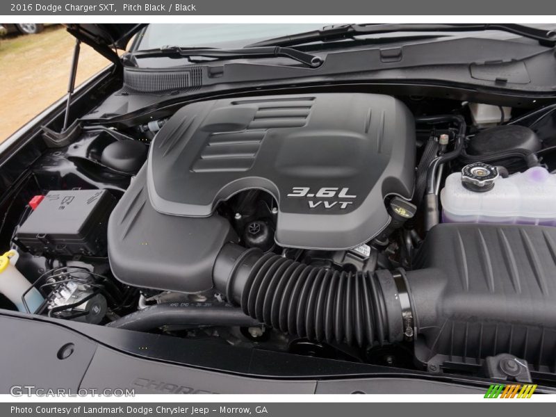 Pitch Black / Black 2016 Dodge Charger SXT