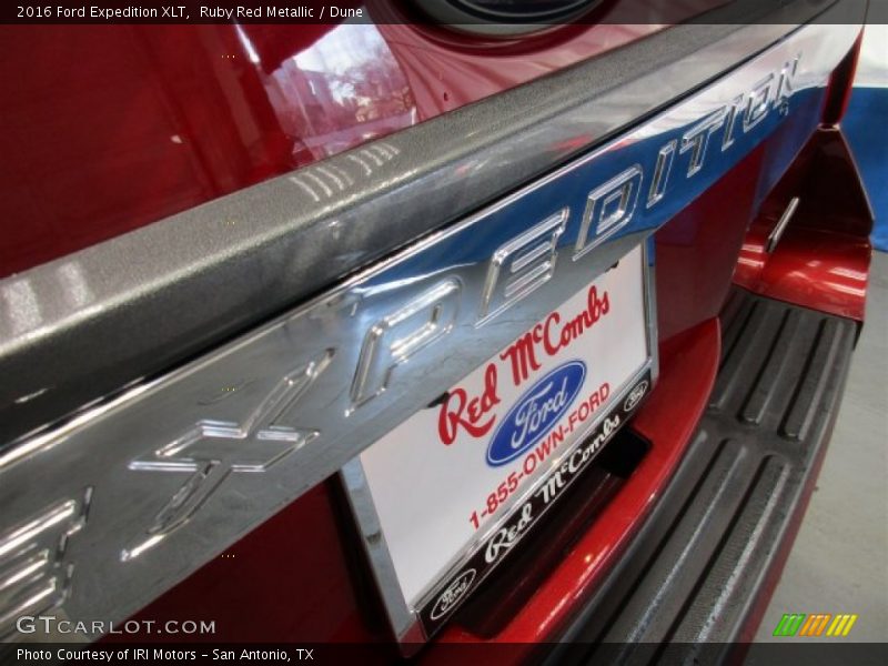 Ruby Red Metallic / Dune 2016 Ford Expedition XLT