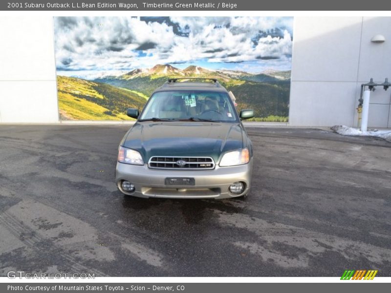 Timberline Green Metallic / Beige 2001 Subaru Outback L.L.Bean Edition Wagon