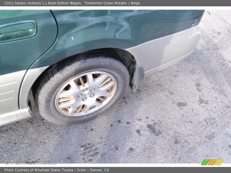 Timberline Green Metallic / Beige 2001 Subaru Outback L.L.Bean Edition Wagon