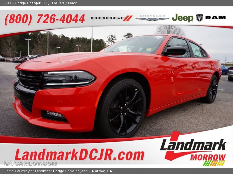 TorRed / Black 2016 Dodge Charger SXT