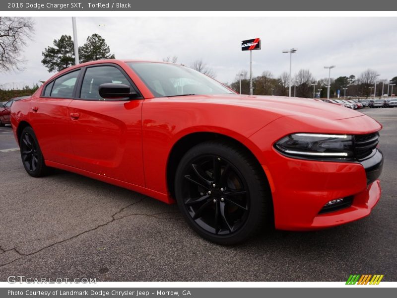 TorRed / Black 2016 Dodge Charger SXT