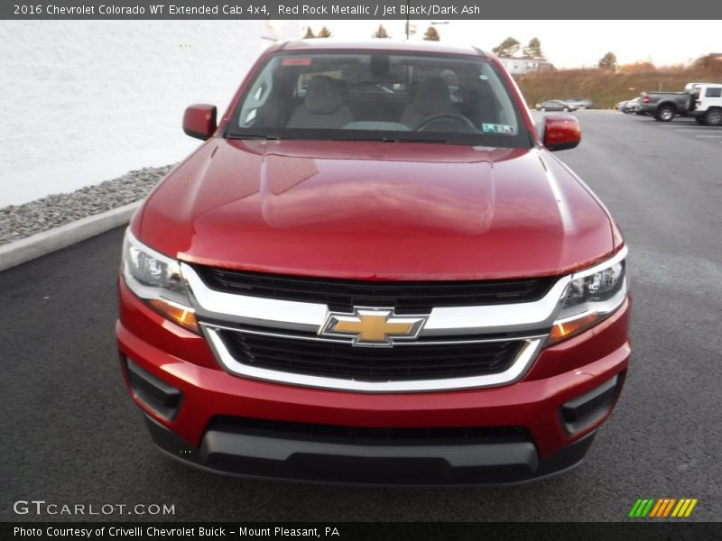 Red Rock Metallic / Jet Black/Dark Ash 2016 Chevrolet Colorado WT Extended Cab 4x4