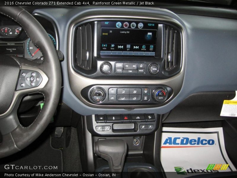 Rainforest Green Metallic / Jet Black 2016 Chevrolet Colorado Z71 Extended Cab 4x4